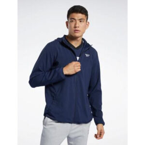 Reebok Men Training Essentials Jacket Navy Size S